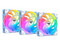 Kit 3 Ventiladores Thermaltake SWAFAN EX12, ARGB, Conexion magnetica, Aspas reversibles, Color Azul.