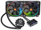 Sistema de enfriamiento líquido Thermaltake Agua 3.0 Riing RGB 280 con 2 ventiladores.