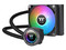 Sistema de Enfriamiento Líquido Thermaltake TH120 V2 ARGB, 120mm, 500-2000RPM, Soporta LGA 1700, 1200 y AMD AM4, AM5, Color Negro.