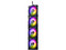 Kit de 4 Ventiladores Magnéticos XPG Hurricane Mag RGB, 120mm, RGB, Color Negro.