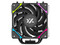 Disipador con Ventilador Xyz THERMAX 4, hasta 2000RPM, ARGB, Compatible con AMD AM4, AM5 e Intel LGA 1200, 1700, 1851, Color Negro.