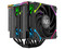 Disipador y Ventilador XYZ Thermax 6 Pro Duo, Pantalla LED, 2000 RPM, Soporta Socket LGA 1700, 1366 y AMD AM4 y AM5, ARGB, Color Negro.