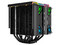 Disipador y Ventilador XYZ Thermax 6 Pro Duo, Pantalla LED, 2000 RPM, Soporta Socket LGA 1700, 1366 y AMD AM4 y AM5, ARGB, Color Negro.