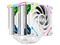 Disipador y Ventilador XYZ Thermax 6 Pro Duo, Pantalla LED, 2000 RPM, Soporta Socket LGA 1700, 1366 y AMD AM4 y AM5, ARGB, Color Blanco.