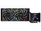 Sistema de Enfriamiento Líquido XYZ HydroTemp AIO de 240 mm, Velocidad de 2500 RPM, Iluminación ARGB, Pantalla Digital. Color Negro.