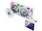 Sistema de Enfriamiento Líquido XYZ HydroView AIO de 240 mm, Velocidad de 2500 RPM, Iluminación ARGB, Pantalla Digital. Color Blanco.