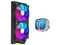 Enfriamiento Líquido Yeyian Infinity 240mm ARGB YTD-240AL-M1, sistema de refrigeración líquida para CPU con radiador de 240mm, iluminación ARGB y compatibilidad con Intel y AMD.