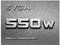 Fuente de Poder EVGA de 550W, ATX.