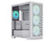 Gabinete APNX C1-WT-V1, Media Torre, ATX, ARGB, No incluye fuente de poder. Color Blanco.
