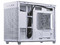 Gabinete ASUS Prime AP201, Mid-Tower, Micro-ATX, (No incluye fuente de poder). Color blanco.