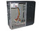 Gabinete Acteck Kodiak ATX con fuente de 350W, Negro con Plateado.