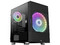 Gabinete Gamer AeroCool Atomic, Micro-ATX, ARGB, (No incluye fuente de poder). Color Negro.