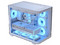 Gabinete AeroCool P500C White Cristal, Mid-Tower, ATX, Incluye 4 Ventiladores de 120 mm ARGB, (Sin fuente de poder). Color Blanco.