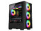 Gabinete BALAM RUSH Nitrox Edge Pro Crystal 4900C, Mini Tower, Micro-ATX, Incluye 4 Ventiladores de 120mm, Panel de Cristal, No Incluye Fuente de Poder. Color Negro. (Caja abierta)
