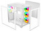 Gabinete Gamer Balam Rush Tank Pro GM930, ATX, RGB, (No incluye fuente de poder), Color Blanco.