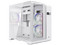 Gabinete BALAM RUSH Tank Expert Curve 6400, Mini Tower, Micro-ATX, Pantalla de Monitoreo Integrada, No Incluye Fuente de Poder. Color Blanco.