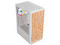 Gabinete Gamer Balam Rush Dragonfly Wood GM580, Mid Tower, ATX, 4 Ventiladores de 120mm, ARGB, Frente tipo Madera, (Sin fuente de poder). Color Blanco.