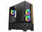 Gabinete COOLER MASTER Elite 690 Wood, Compatible con ATX/Micro-ATX/Mini-ITX, Incluye 1x USB-C, 2x USB 3.0, 3 Ventiladores ARGB de 120mm, Panel de Cristal Templado, Color Negro.