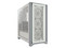Gabinete CORSAIR iCUE 4000X, Mid Tower, ATX, No Incluye Fuente de Poder. Color Blanco.