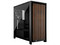 Gabinete CORSAIR FRAME 4000D WOOD RS, Mid Tower, ATX, No Incluye Fuente de Poder. Color Negro.