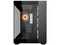 Gabinete Cougar FV150 RGB, Mid Tower, ATX, Panel de Cristal Templado, 3 Ventiladores ARGB de 120mm Incluidos, No Incluye Fuente de Poder. Color Negro.