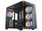 Gabinete DeepCool CG530U 4F, Mid Tower, ATX, Incluye 4 Ventiladores ARGB, Panel de Cristal Templado, No Incluye Fuente de Poder. Color Negro.
