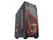 Gabinete EAGLE WARRIOR Gaming CG-08R0 Rojo, ATX, (sin fuente de poder).