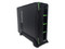 Gabinete Evotec EV-1010 Micro-ATX con fuente de 600W. Color Negro/Verde.