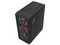 Gabinete Gamer Formula Mana, Mid-Tower, ATX, Ventiladores 4 x 120mm, (No incluye fuente de poder), Color Negro.