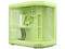 Gabinete HYTE Y70 Milky Matcha Mid-Tower, E-ATX, Incluye Cable PCIE 4.0, (Sin Fuente de Poder). Color Verde.