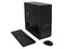 KIT KMEX de Gabinete (450W), Teclado y Mouse. Color Negro
