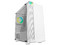 Gabinete MUNFROST Bambu, Mid Tower, Micro-ATX, Incluye 1 Ventilador ARGB de 120mm, Panel de Cristal Templado, ARGB Sync, No Incluye Fuente de Poder. Color Blanco.