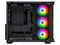 Gabinete MUNFROST Hirow, Mid Tower, ATX, Incluye 4 Ventiladores ARGB de 120mm, Panel de Cristal Templado, ARGB Sync, No Incluye Fuente de Poder. Color Negro.