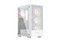 Gabinete MUNFROST Alpha, Mid Tower, ATX, Incluye 4 Ventiladores ARGB de 120mm, Panel de Cristal Templado, No Incluye Fuente de Poder. Color Blanco.