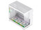Gabinete MUNFROST Flow, Mid Tower, ATX, Incluye 4 Ventiladores ARGB de 120mm, Panel de Cristal Templado, No Incluye Fuente de Poder. Color Blanco.