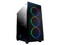 Gabinete Gamer Naceb NA-0603 , Full ATX, RGB, (sin fuente de poder). Color Negro.