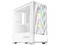 Gabinete Naceb Stella NA-0658B, Mid Tower, ATX, Incluye 3 Ventiladores 120mm, Panel de Cristal Templado, No Incluye Fuente de Poder. Color Blanco.