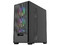 Gabinete Naceb Stella NA-0658N, Mid Tower, ATX, Incluye 3 Ventiladores 120mm, Panel de Cristal Templado, No Incluye Fuente de Poder. Color Negro.