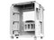 Gabinete Gamer NZXT H6 FLOW RGB, Mid-Tower, ATX (Sin fuente de poder). Color Blanco.