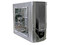 Gabinete NZXT TRINITY, panel lateral transparente con luz y ventilación. Fuente 400W, 20/24 pines, ATX, Color Plateado