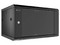 Gabinete de Pared, Nexxt Solutions Infrastructure, 9U, 600x450 mm, SPCC Steel, Vidrio Templado, Negro RAL 9005, Capacidad 35 kg, 1 Slot Ventilador.