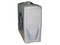 Gabinete CVA, ATX con fuente de 350W, panel lateral transparente con ventilación.
