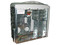 Gabinete CVA, ATX con fuente de 350W, panel lateral transparente con ventilación.