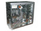 Gabinete 712 ATX Plateado con control frontal, fuente de 400W y Acrilico con Ventilador.