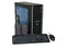 KIT L8003 de Gabinete (400W), Teclado, Mouse y Bocinas. Color Negro