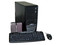 KIT L8010 de Gabinete (400W), Teclado, Mouse y Bocinas. Color Negro