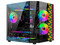 Gabinete Gamer Ocelot Black Mizu, Micro-ATX, (No Incluye Fuente de Poder), Incluye 3 Ventiladores RGB, Color Negro.