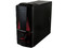 Gabinete Pixxo Gamer CG-9203 con Ventilador lateral de 220mm y Leds Rojos (no incluye fuente de poder) Color Negro