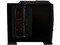 Gabinete Gamer PIXXO CG-9801 con Leds Rojos y Ventilación, (No incluye fuente de poder) Color Negro 