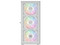 Gabinete XYZ AIRONE 100 MESH, Mid Tower, ATX, Panel de Cristal Templado, Incluye 6 Ventiladores ARGB de 120mm, No Incluye Fuente de Poder. Color Blanco.